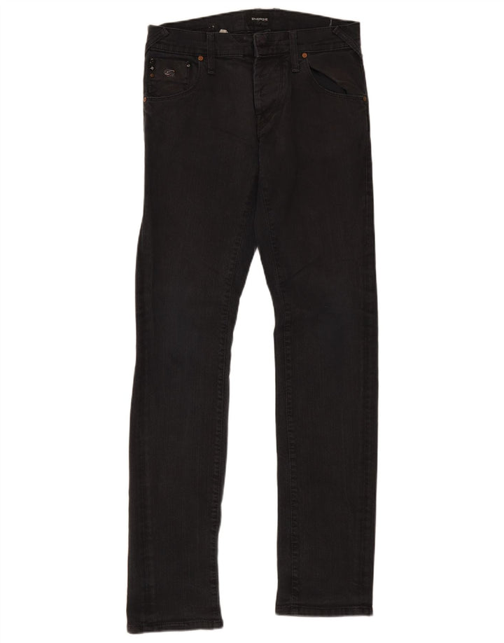 Damskie jeansy Energie Slim W32 L36 Czarna bawełna