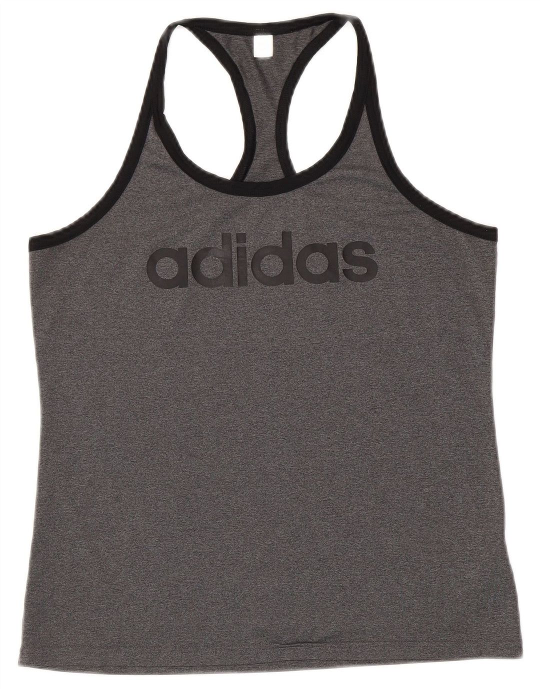 Damska kamizelka ADIDAS Climalite Graphic UK 12/14 Średni szary poliester