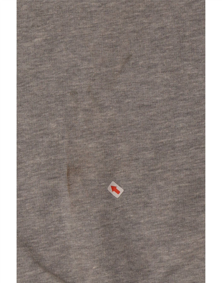 Męska bluza z grafiką New Balance, mała, szara, bawełniana