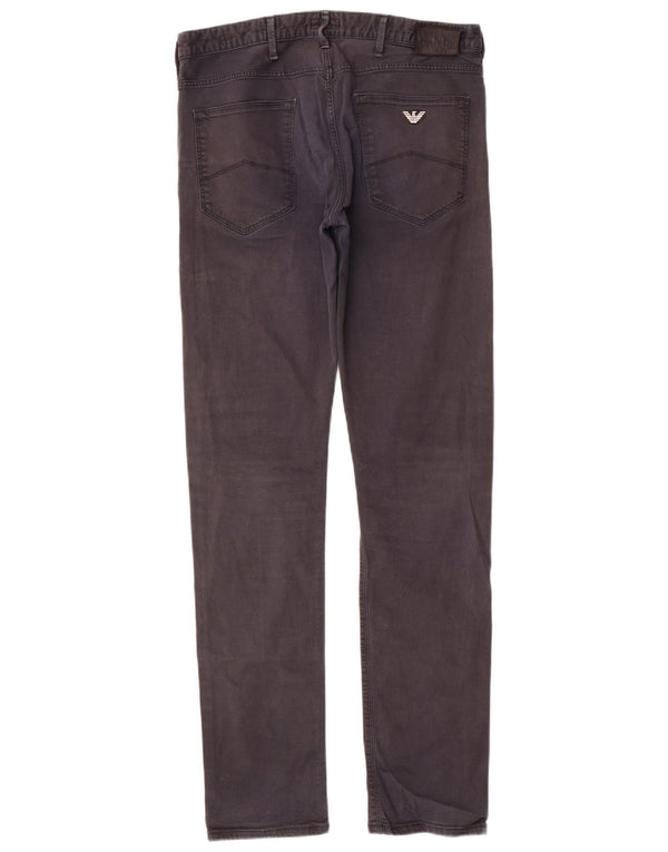 Armani Męskie J06 Slim Jeans W31 L34 Granatowa bawełna