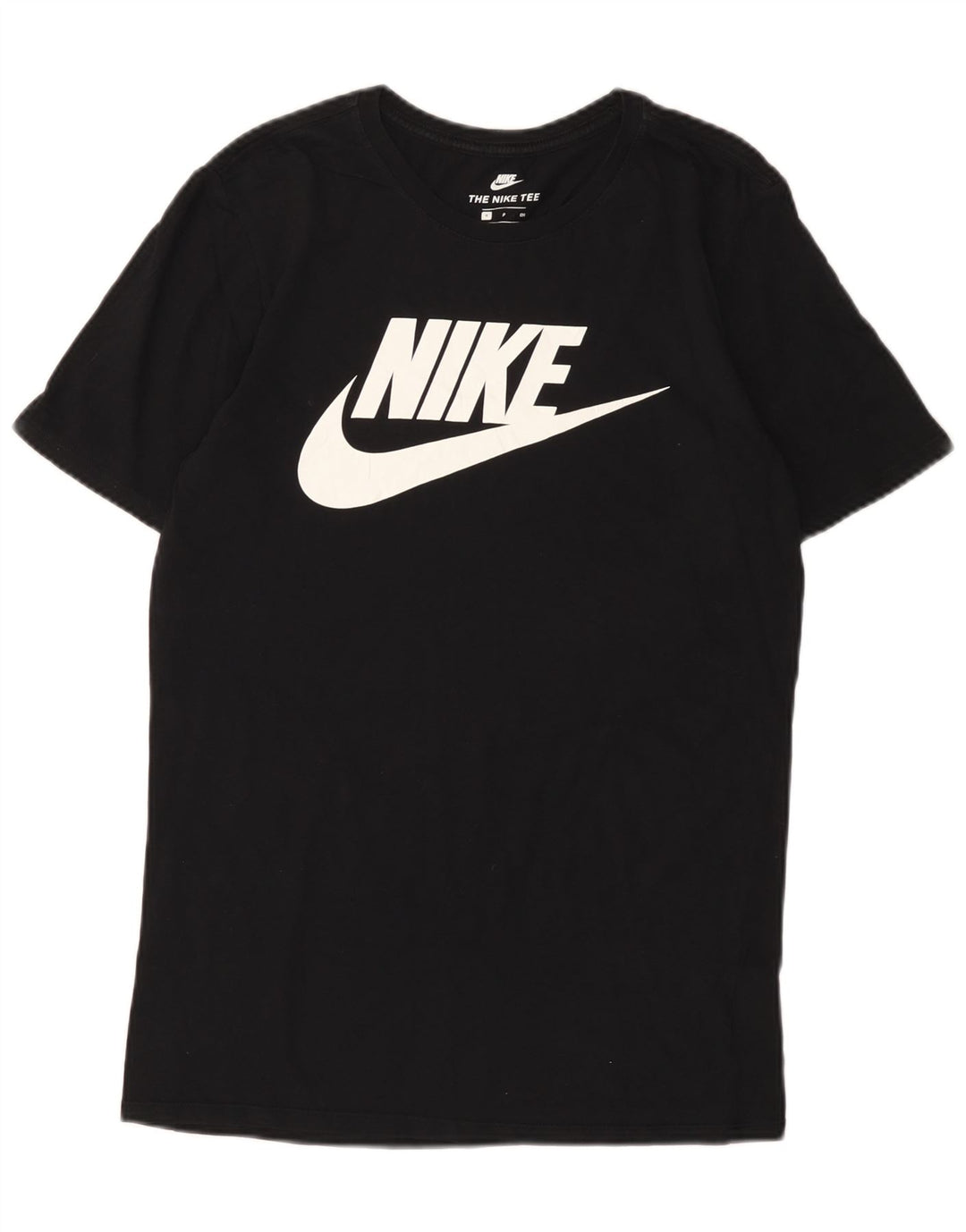 Męski T-shirt z grafiką Nike, mały, czarny, bawełniany