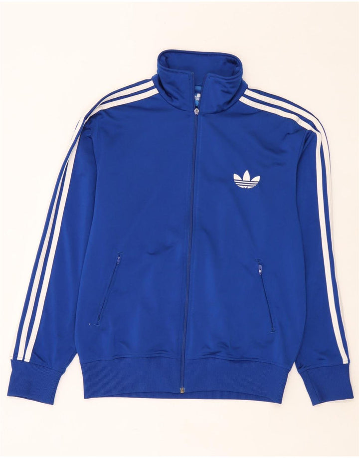 Męska bluza dresowa Adidas, średnia niebieska, poliester