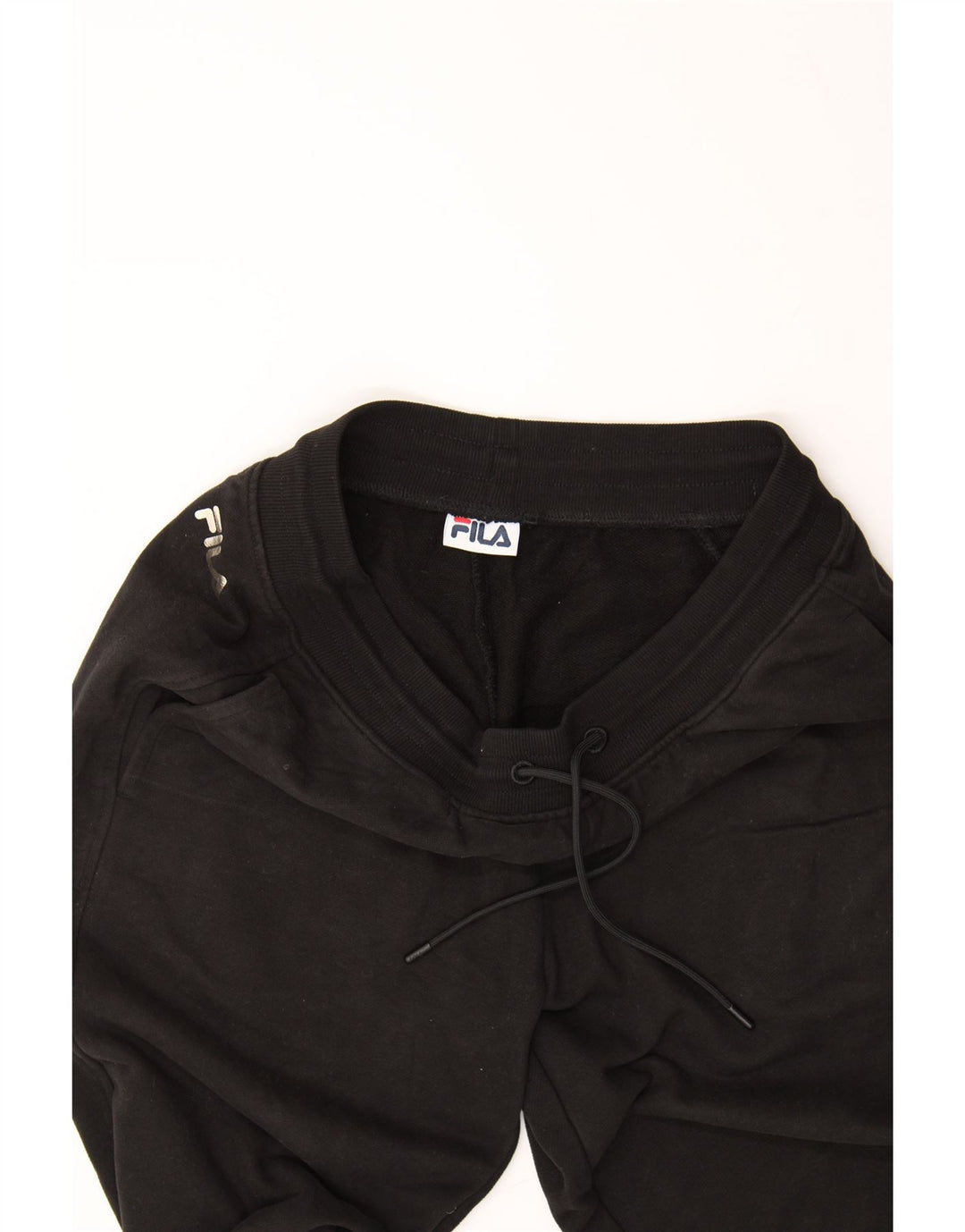 FILA Mens Tracksuit Trousers Joggers Small  Black Cotton Vintage Fila and Second-Hand Fila from Messina Hembry 