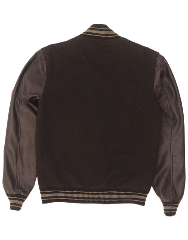 Vintage męska kurtka Varsity UK 42 XL z czarnego nylonu