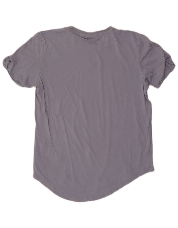 T-shirt męski Calvin Klein Jeans, duży, fioletowy, bawełniany