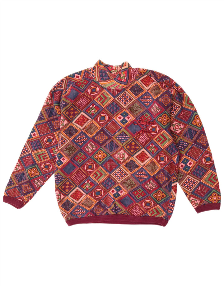 Damska bluza dresowa American System UK 6 XS, wielobarwny patchwork