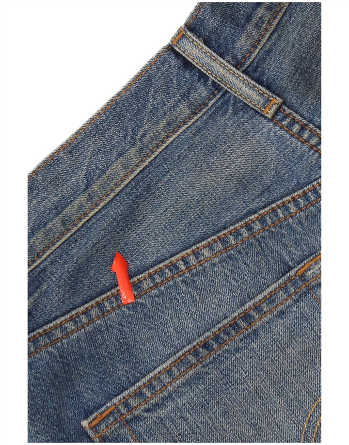Damskie spodenki jeansowe Levi's 501 w trudnej sytuacji W26, małe, niebieskie, bawełniane