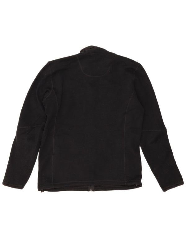 MARKS & SPENCER Damska kurtka polarowa oversize UK 10, mała, czarna, poliester