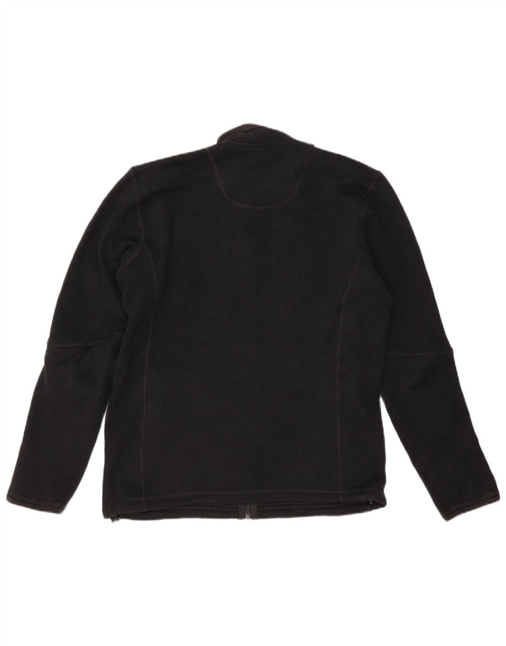 MARKS & SPENCER Damska kurtka polarowa oversize UK 10, mała, czarna, poliester