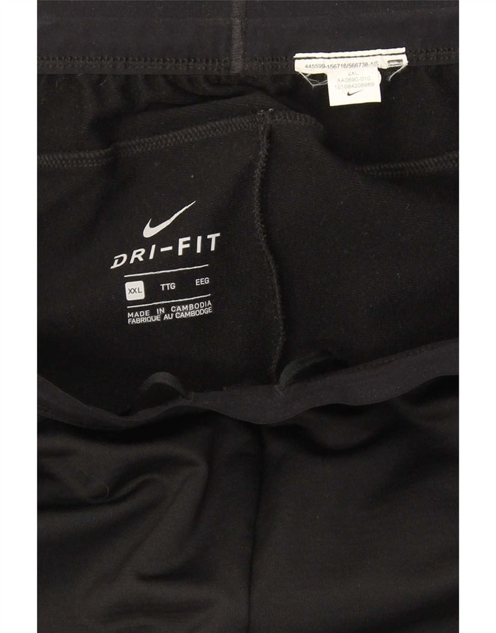 Męskie spodnie dresowe Nike Dri Fit 2XL w kolorze czarnym