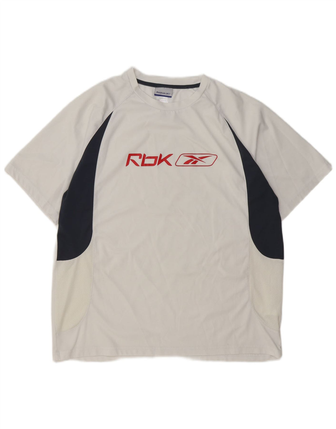 Męska koszulka z grafiką REEBOK Top XL w kolorze białym