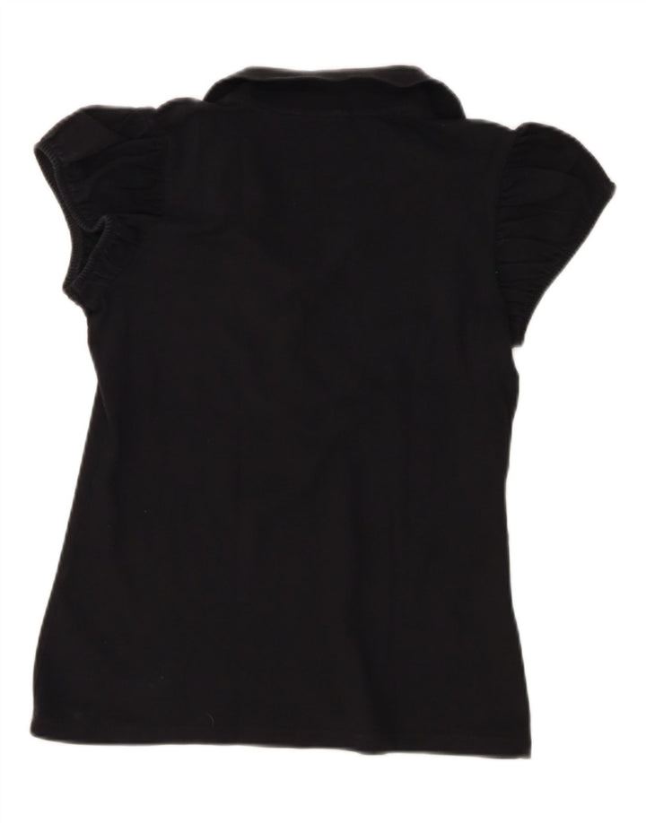 Damska koszulka polo Burberry, średnia czarna, bawełniana