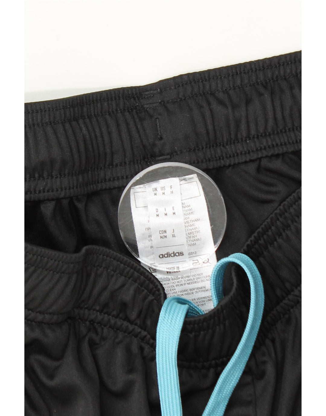 Męskie spodenki sportowe Adidas Aeroready, średni czarny poliester