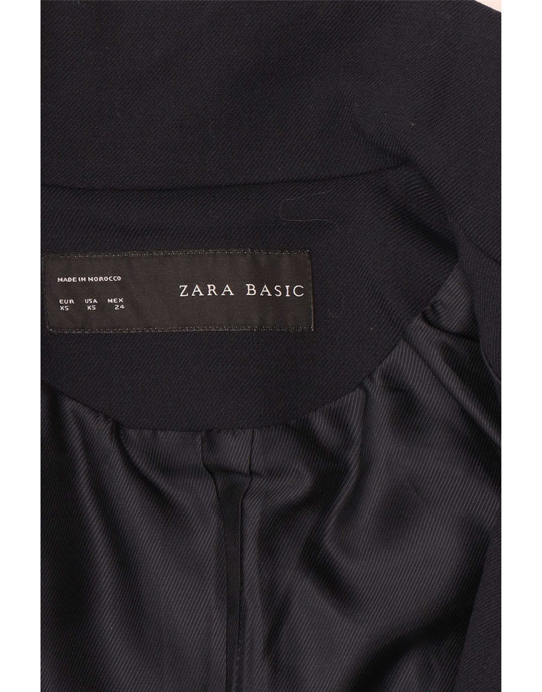Płaszcz damski Zara UK 6 XS granatowy