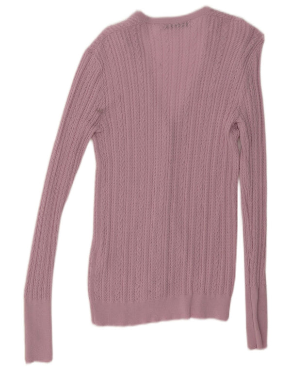 Sweter damski Zara UK 14 Medium Pink Wiskoza