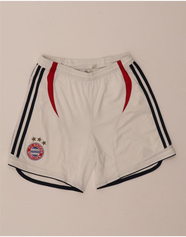 Spodenki sportowe chłopięce Adidas FC Bayern Munchen 13-14 lat Biały poliester