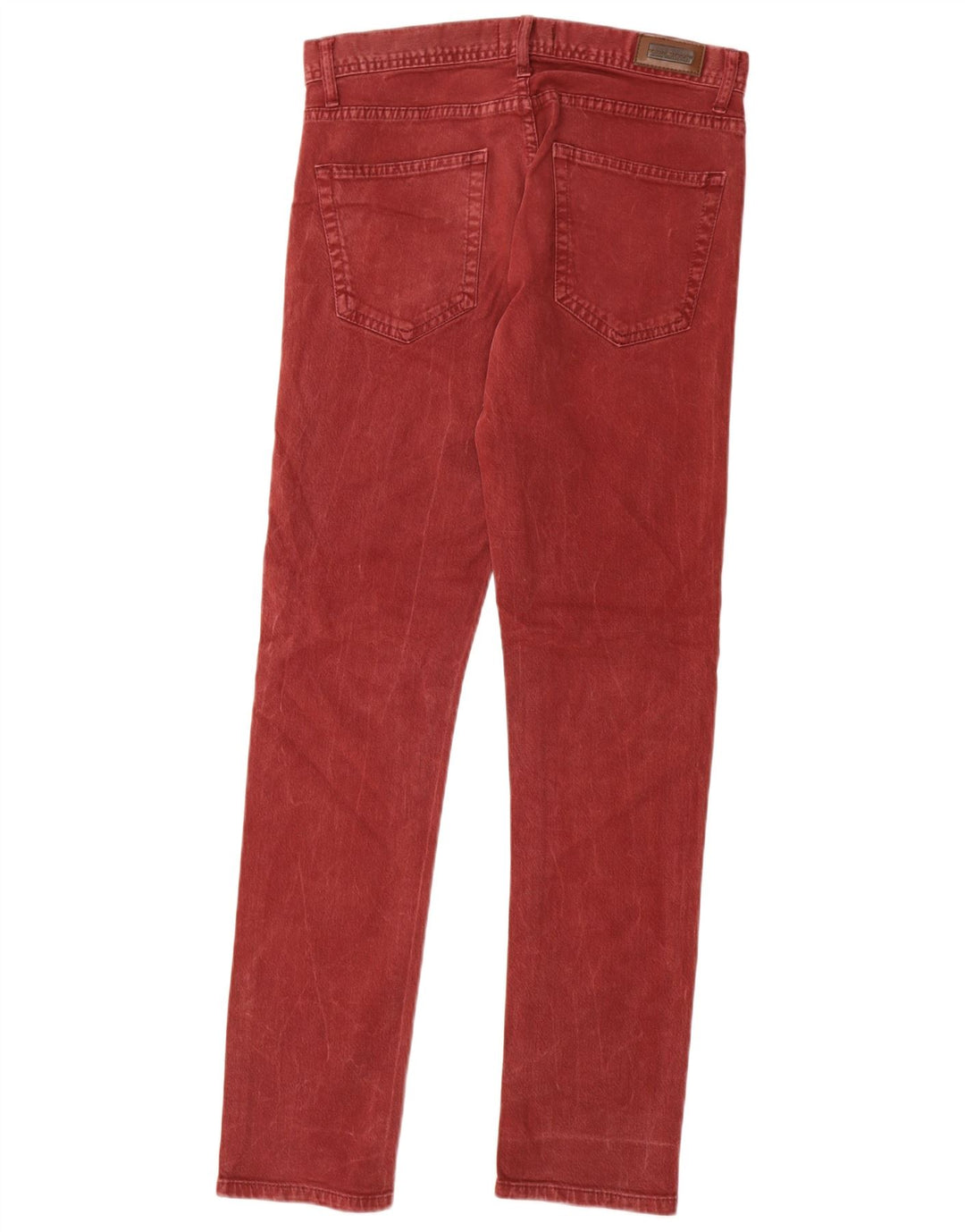 Męskie jeansy slim fit Zara EU 38 Small W30 L30 Czerwona bawełna