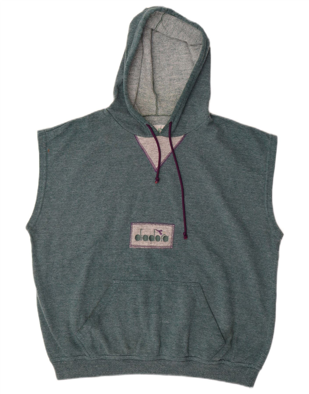 Męski sweter bez rękawów DIADORA, duży, niebieski, bawełniany