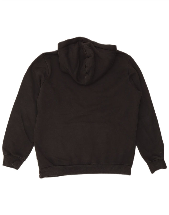 Męski sweter z kapturem Puma z grafiką, mały, czarny, bawełniany