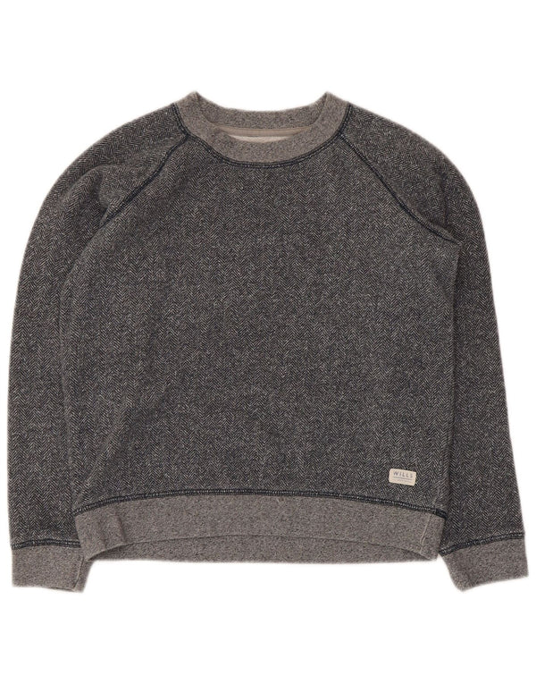 Damska bluza typu Crop Jack Wills UK 10, mała, szara jodełka