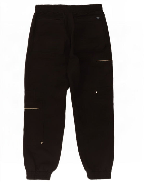 Spodnie damskie Zara Crop Joggers Cargo, duże W30 L26, czarne