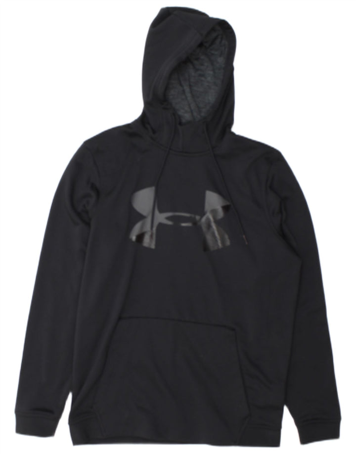 Męski sweter z kapturem Under Armour Cold Gear z grafiką, średni czarny poliester
