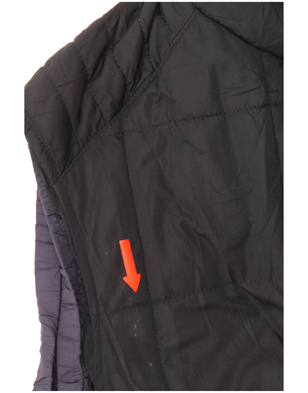 Męska wyściełana kamizelka Massimo Dutti UK 44 2XL Granatowy poliester