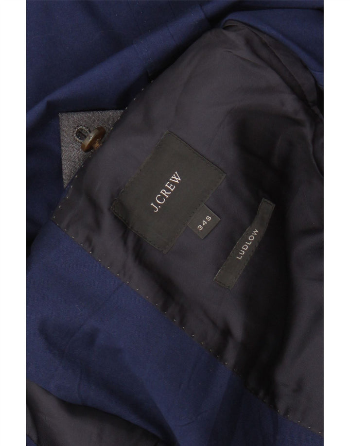 J. Crew Męska marynarka Ludlow zapinana na 2 guziki, slim fit, UK 34 XS, niebieska