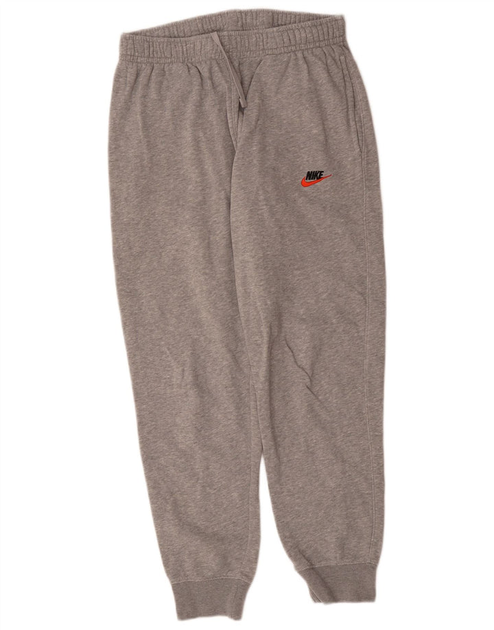 Męskie spodnie dresowe Nike Joggers Średnioszary, bawełniany nakrapiany