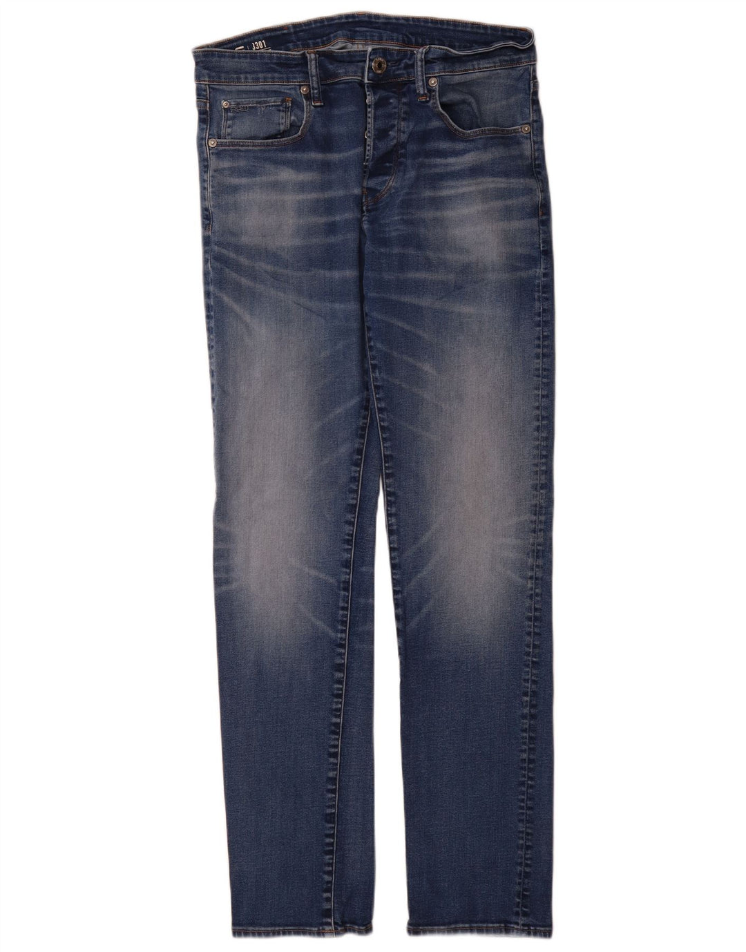 Męskie jeansy G-Star 3301 W33 L34 Niebieskie