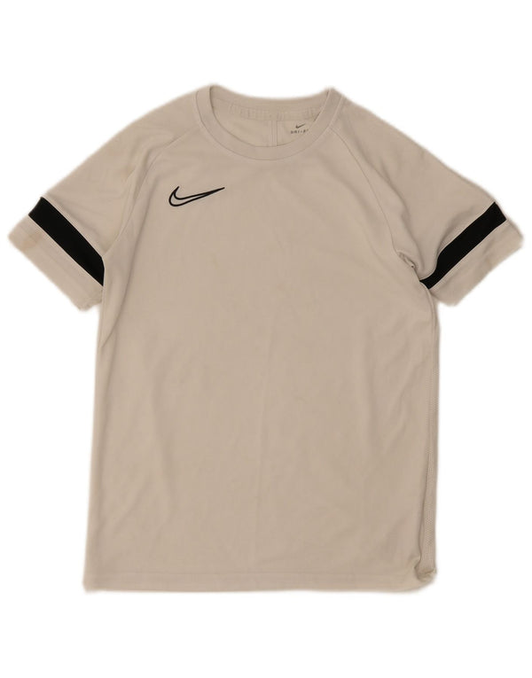 T-shirt chłopięcy Nike na 12-13 lat, duży, biały, poliestrowy
