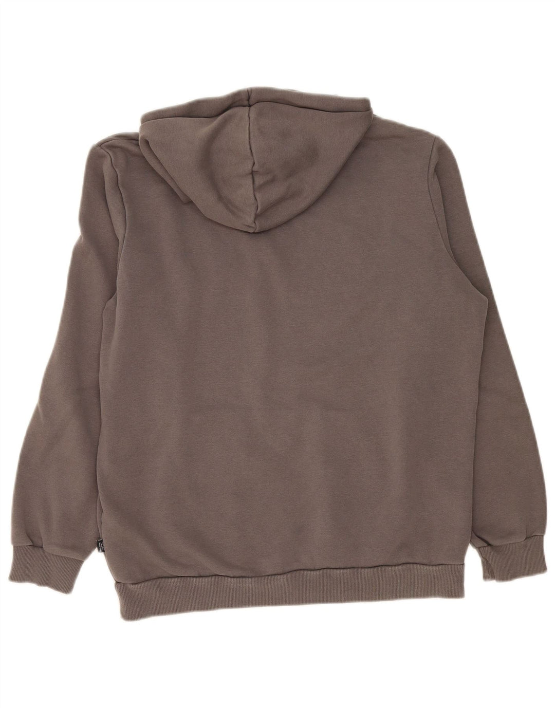 Męski sweter z kapturem Puma z grafiką, średnioszary, bawełniany