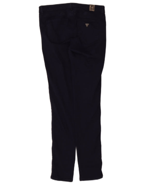 Damskie jeansy Guess Curvy X Skinny W28 L29 Granatowe, bawełniane