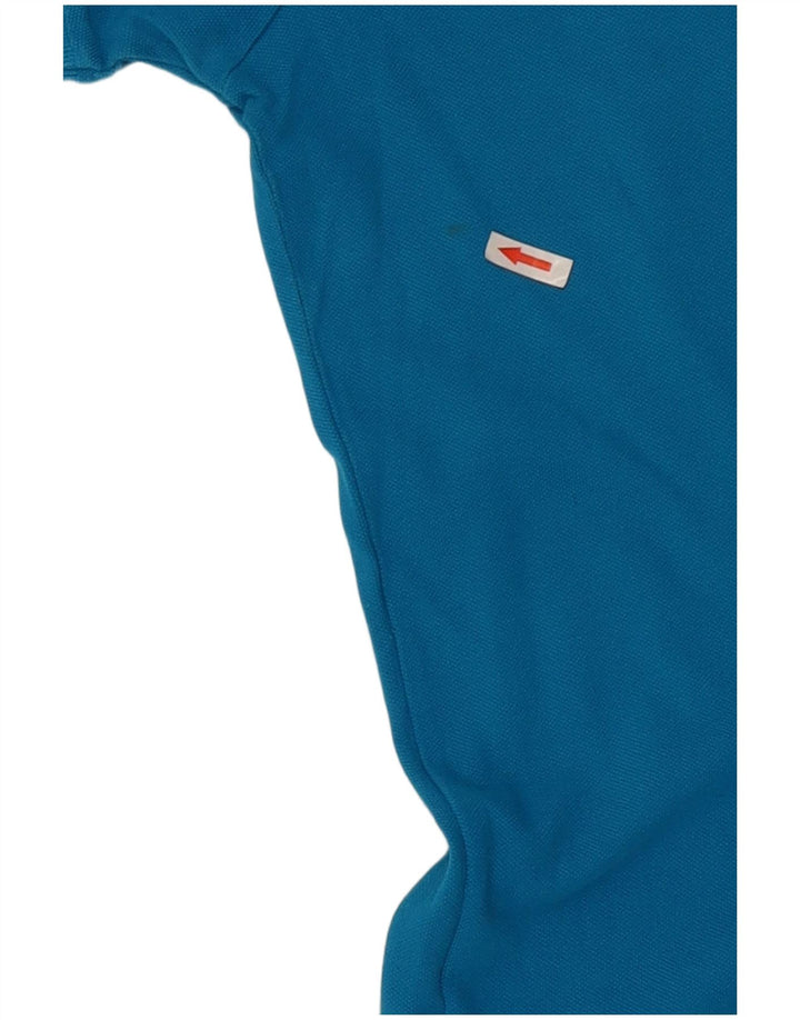 Męska koszulka polo Superdry, średnia niebieska, bawełniana