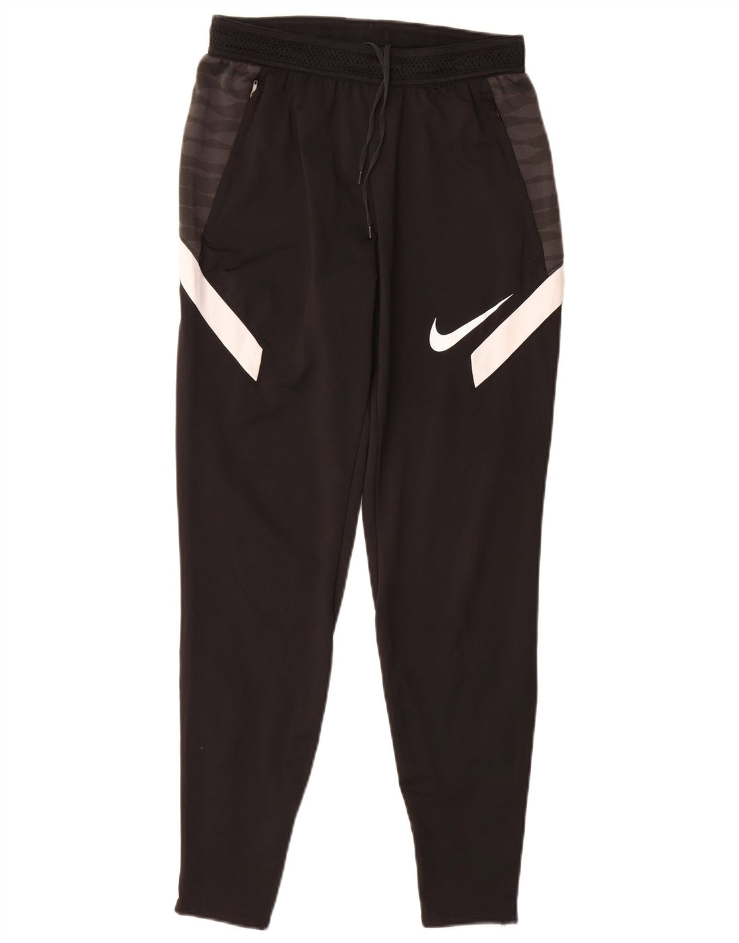 Męskie spodnie dresowe Nike Dri Fit Graphic, małe, czarne, z blokami kolorów