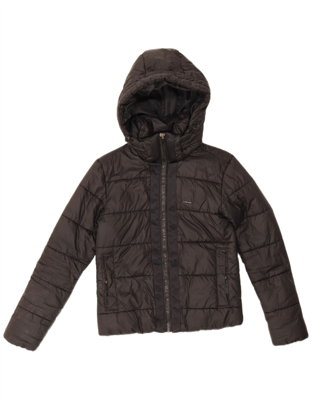Damska kurtka typu oversize G-Star Crop UK 6 XS, czarny poliester