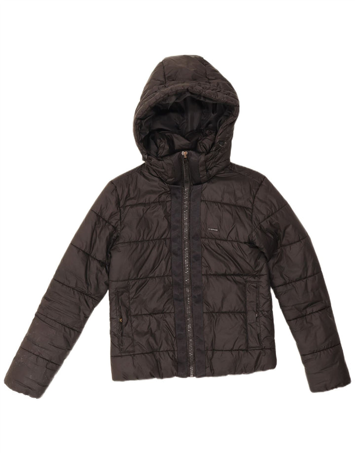 Damska kurtka typu oversize G-Star Crop UK 6 XS, czarny poliester