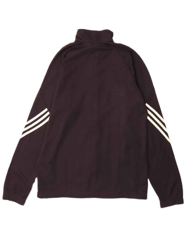 Adidas Męska kurtka dresowa Climalite, średnia czarna, poliester