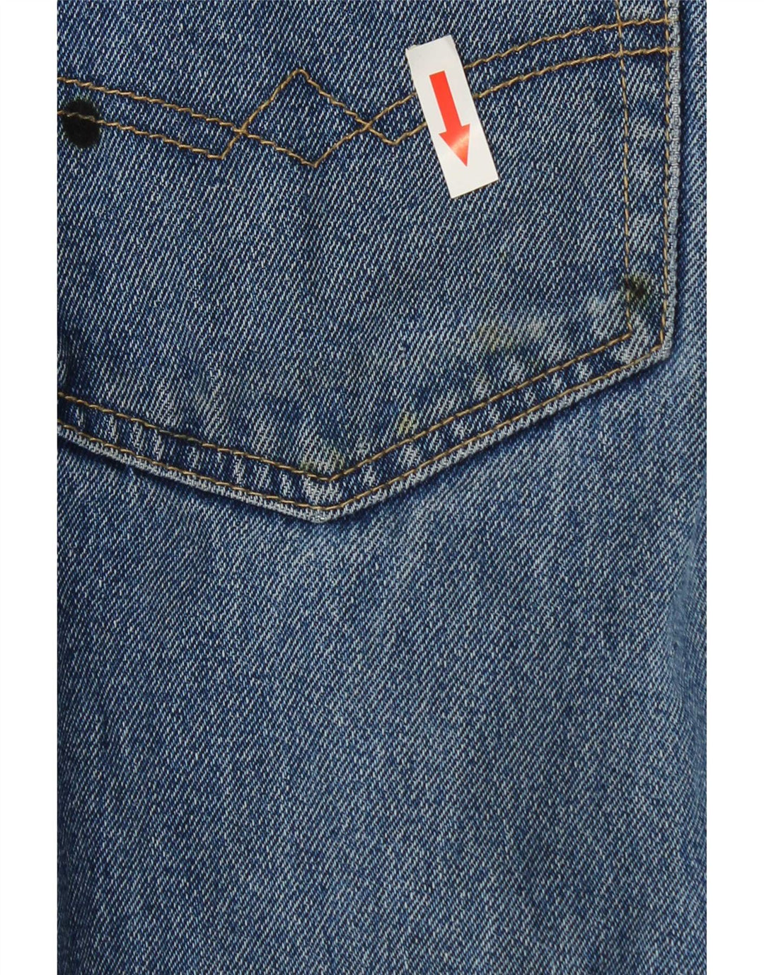 Męskie proste dżinsy Dickies W34 L27 Niebieskie bawełniane