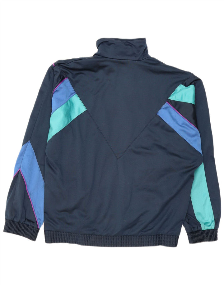 Męska kurtka dresowa Lotto, duża, granatowa, z blokami kolorów