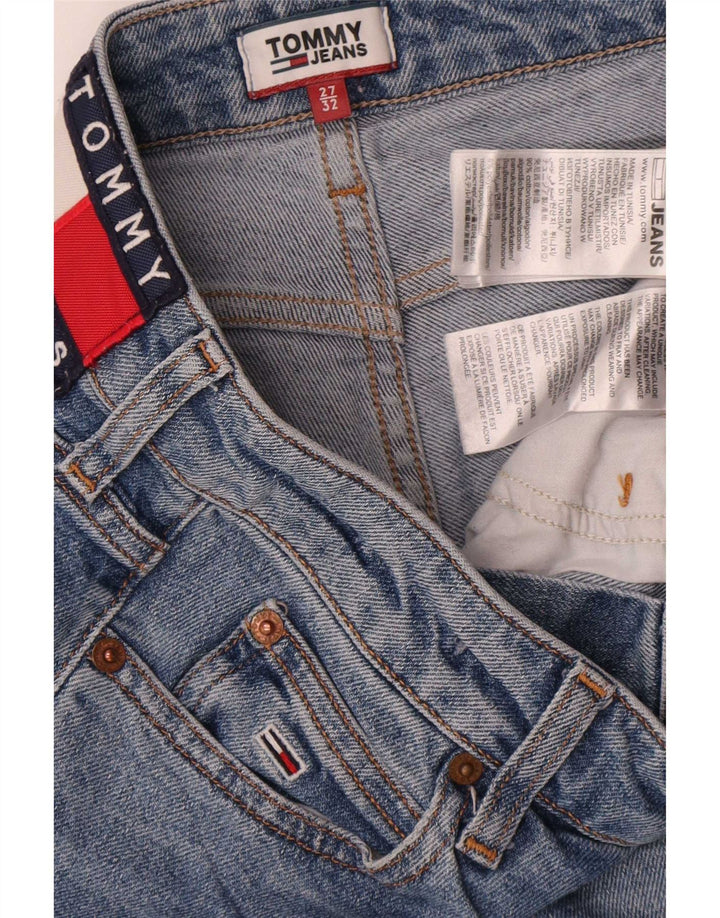 Damskie jeansy Tommy Hilfiger Kick Crop Flared W27 L26 Niebieska bawełna