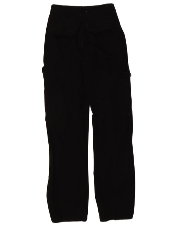 Spodnie damskie Zara Straight Cargo EU 32 2XS W22 L29 Czarna bawełna