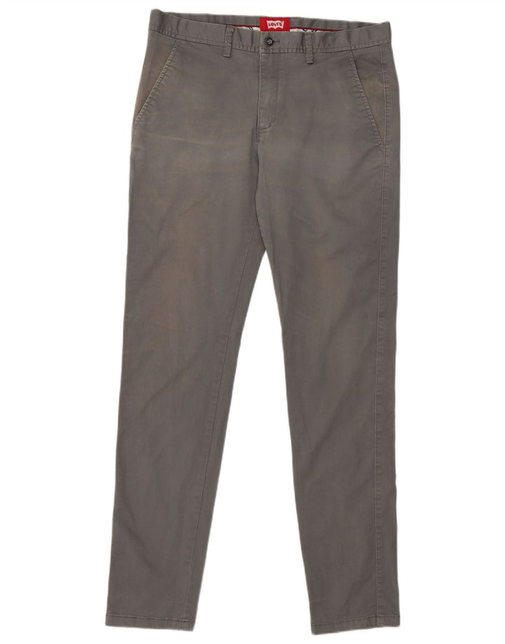 Męskie spodnie typu slim chino Levi's W32 L30 szare