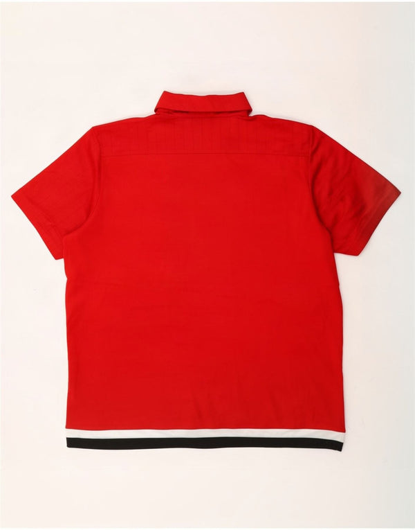 Męska koszulka polo Adidas Climalite XL w kolorze czerwonym