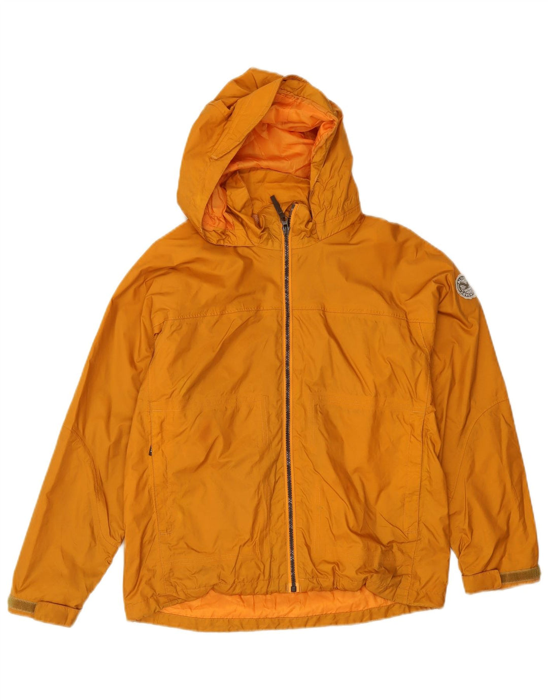 MOUNTAIN EXPERIENCE  Boys Hooded Rain Jacket 12-13 Years Large Orange