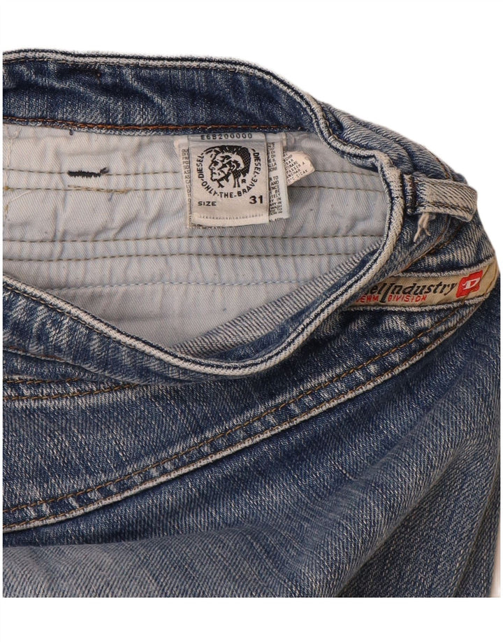 DIESEL Damskie jeansy Bootcut W31 L33 Niebieskie bawełniane