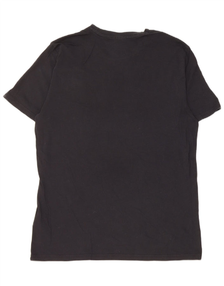 T-shirt męski Diadora, duży, czarny, bawełniany