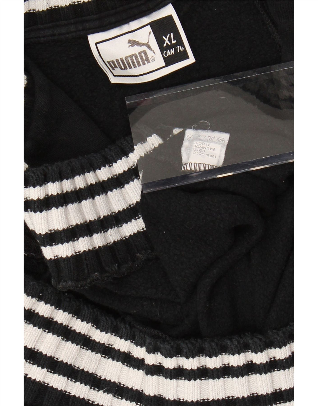 Damska kurtka dresowa PUMA UK 18 XL, czarna bawełna