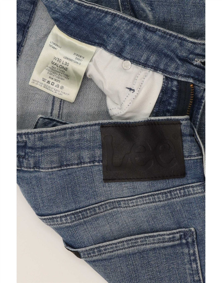 Damskie jeansy Lee Malone Slim W30 L26 Niebieskie bawełniane