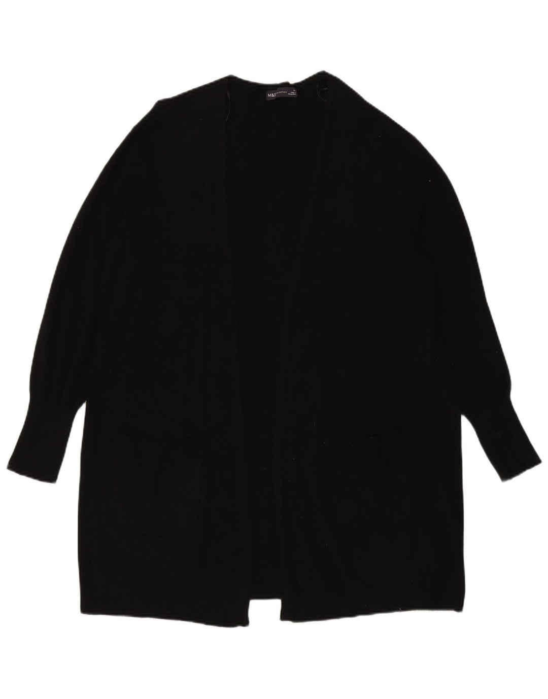 Marks & Spencer Damski długi sweter oversize UK 18 XL w kolorze czarnym
